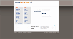 Desktop Screenshot of bankbranches.in